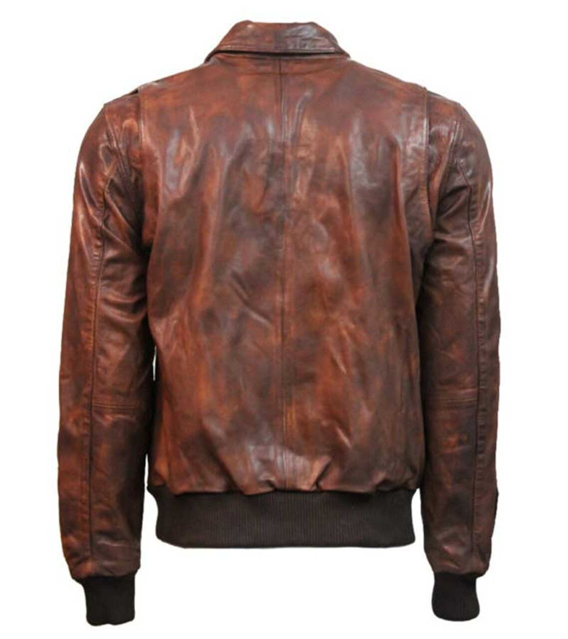 Top Gun Flying Tigers Brown Leather Jacket 2 Top Gun Flying Tigers Brown Leather Jacket - Image 2