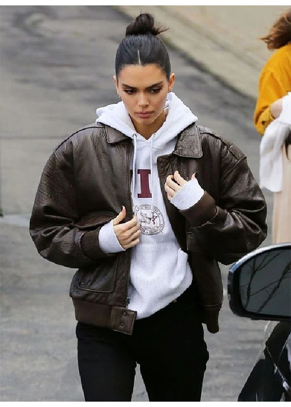 Kendall Jenner Leather Jacket #1 1 kendall-jenner-leather-jacket1-1