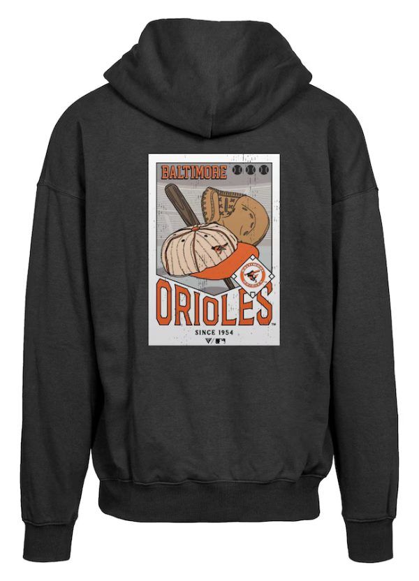 Men's Levelwear Black Baltimore Orioles Uphill Cooperstown Collection Core Logo Full-Zip Hoodie 2 Men's Levelwear Black Baltimore Orioles Uphill Cooperstown Collection Core Logo Full-Zip Hoodie